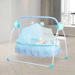 Automatic Baby Swing with Music & Mosquito Net